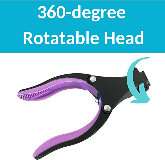 MobiliAid Multipurpose Grabber Reacher Tool with built-in LED Light and Shoe Horn