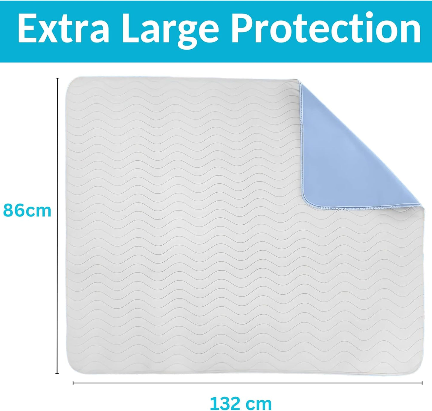 Waterproof Bed Pads – Soft, Absorbent, Washable & Reusable