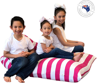 Sensory Bean Bag - Pink Striped, Triangular