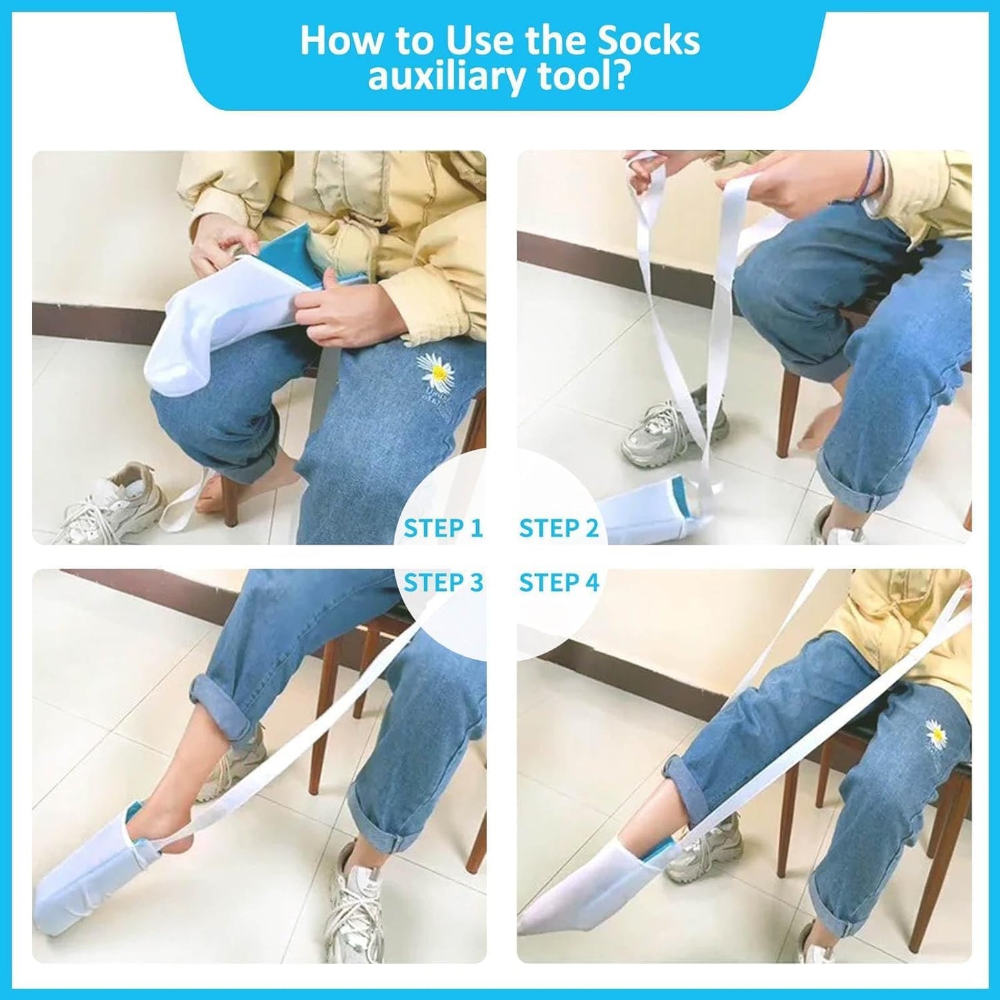 Sock-Aid and Dressing Aid Kit - Easy Dressing Assistance
